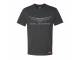 Men's 2018+ Gold Wing Logo Excursion Tee Charcoal
