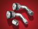 90 Degree Nickel Plated Brass Metal Valve Stem